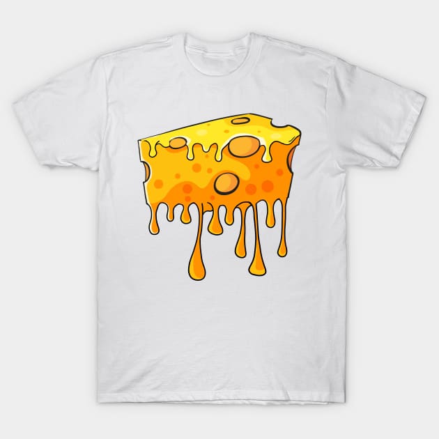 melting chese graphic sublimation T-Shirt by Babyborn